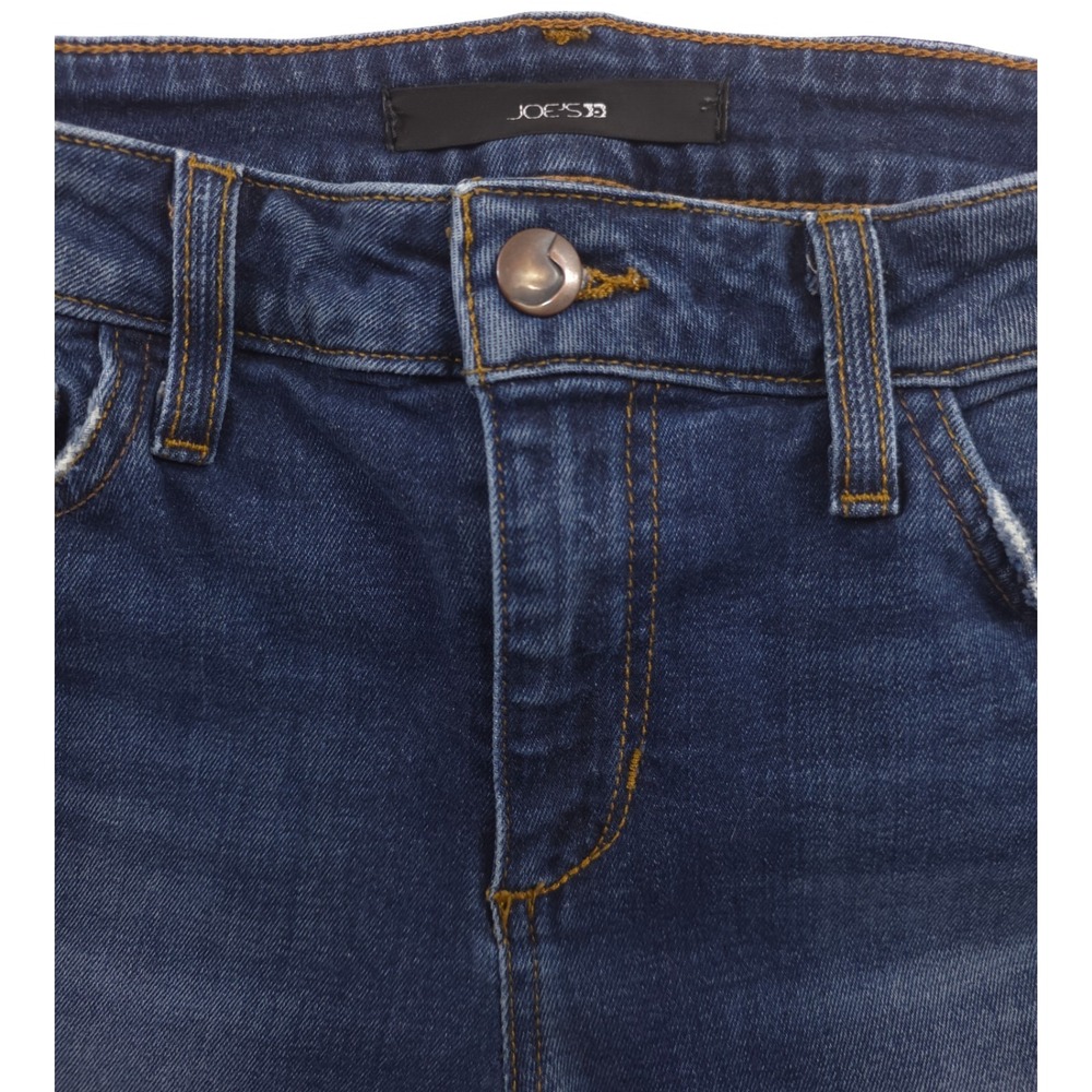 Joe's Jeans Women Skinny Ankle Jeans Size 29 Blue Dark Wash Distressed - Picture 5 of 10